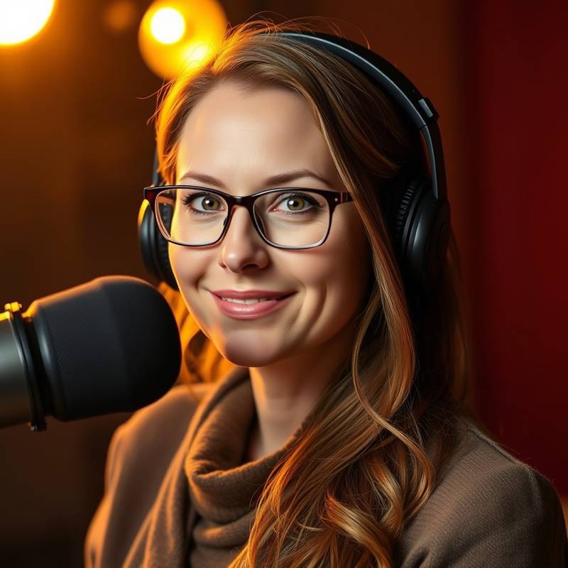 Portrett av Astrid Hansen, podcastingekspert og instruktør